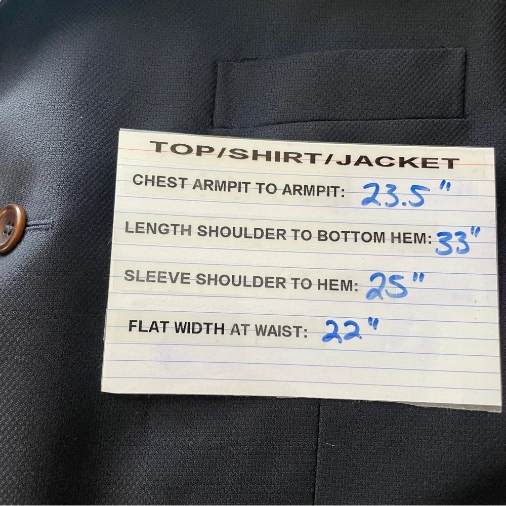 Zino Vintage Men’s Wool Blazer Navy Blue 44 L Made In Italy Some Wear As Picture